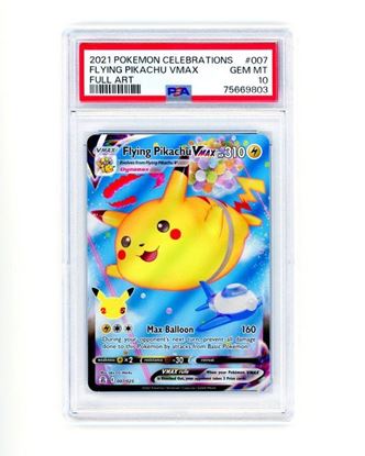 Immagine di Pikachu flying vmax celebrations 007/025  PSA 10 GEM- MINT